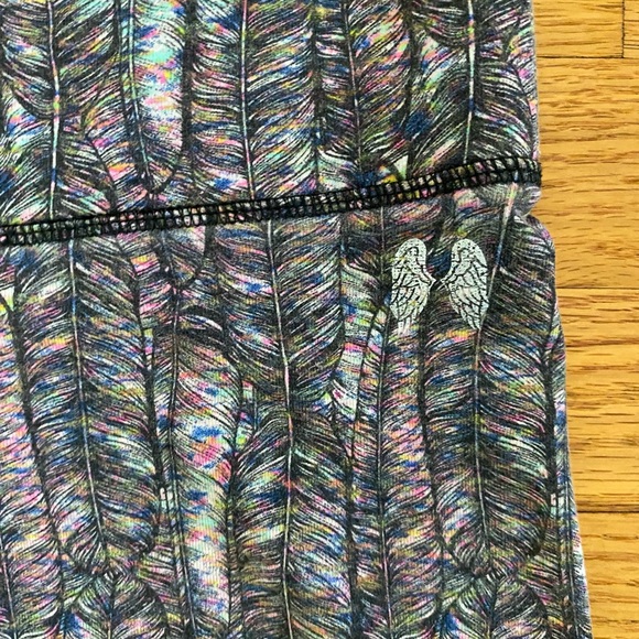 Victoria’s Secret Leggings Women’s Medium Angels Rainbow Feathers Loungewear - Picture 3 of 5
